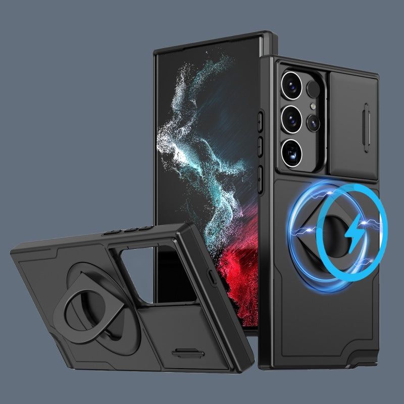 Samsung Military Grade Shockproof Case with Ring Kickstand