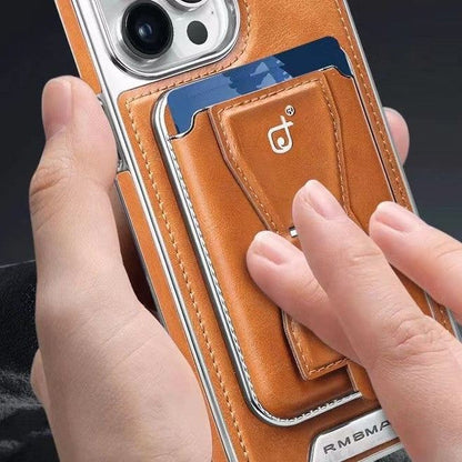 Leather Wallet Stand Phone Case For iPhone