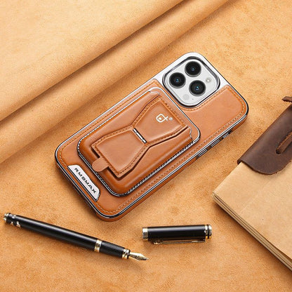 Leather Wallet Stand Phone Case For iPhone
