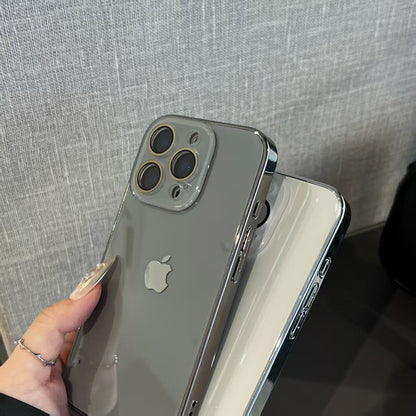 Light Luxury Tempered Glass for iPhone Case