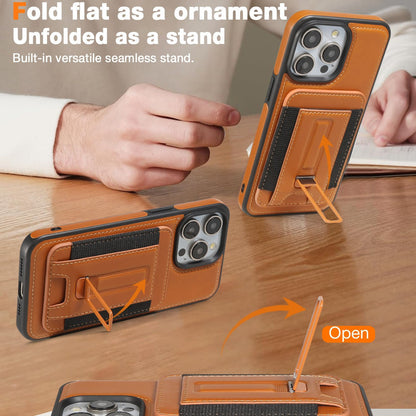 Leather Magnetic Card Holder Phone Case