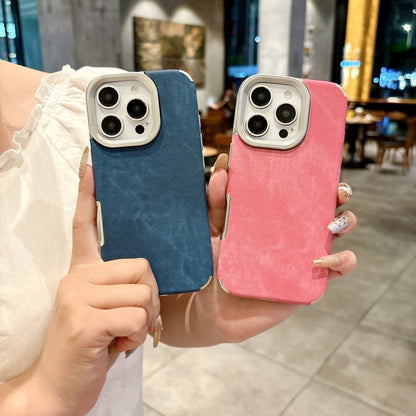 Leather Snow Mountain Pattern Phone Case For iPhone Cases