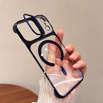 Luxury Plating Broderless Ultra Thin Magsafe Case for iPhone 17 16 15 14