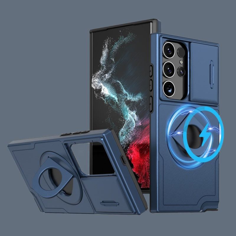 Samsung Military Grade Shockproof Case with Ring Kickstand