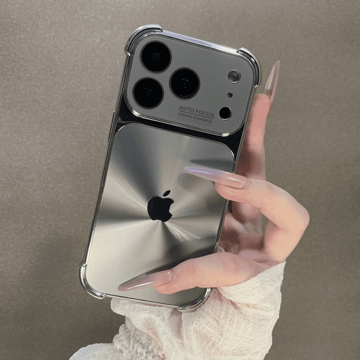 Full-size Shockproof Phone Case with AI button and CD Pattern for iPhone Series