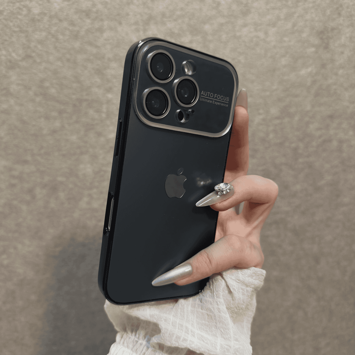 Large Window Phone Case with Protective Lens for iPhone