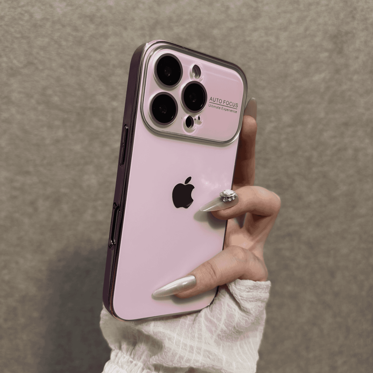 Large Window Phone Case with Protective Lens for iPhone